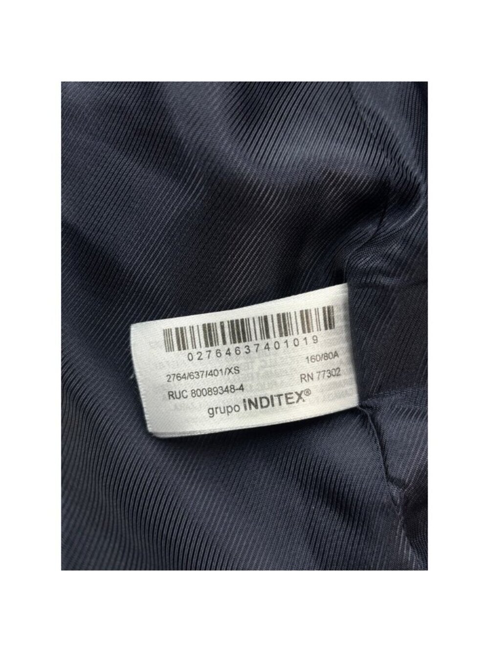 Zara Round-Neck Blazer Navy - Picture 5 of 8